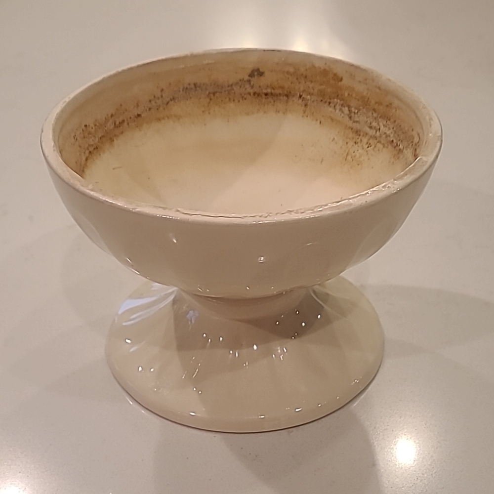 Cream Ceramic Bowl Art